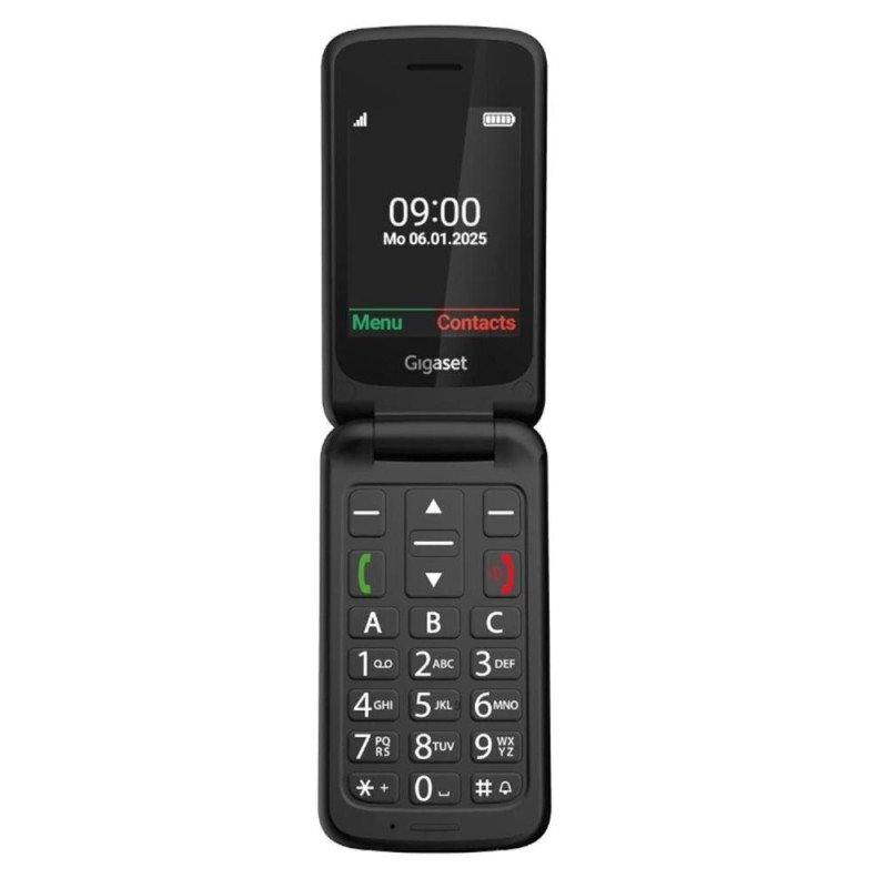 Telefono movil gigaset gl595 negro mayores