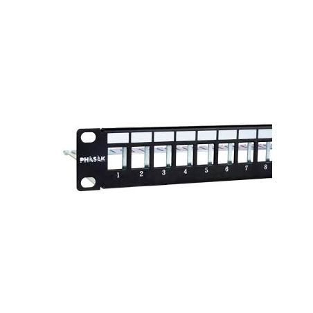Panel frontal armario rack 19 pulgadas phasak