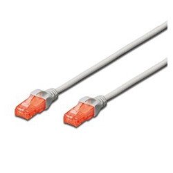 Cable red ewent latiguillo rj45 utp cat6 10m gris