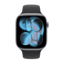 Smartwatch apple watch s11 gps 46mm space grey aluminium case black sport band - m - l