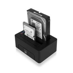 Estacion de acoplamiento ewent para unidad de disco duro y de estado solido sata 2.5 pulgadas y-PC