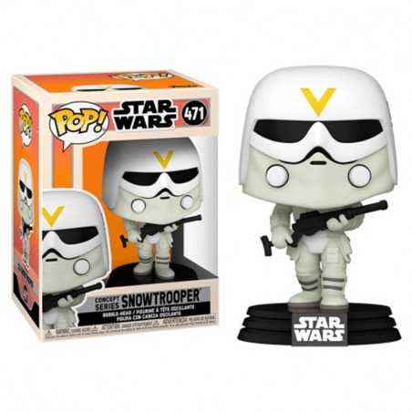 Funko pop star wars concept snowtrooper