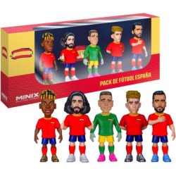 Minix espana mundial pack 5 jugadores