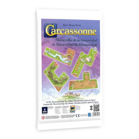 Expansion carcassonne: maravillas de la humanidad 3