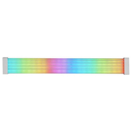 Extensor de cable argb mars gaming mca - 16 pin (8+8) silicona flexible