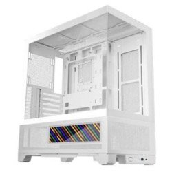 Caja ordenador mars gaming mclcdx atx cristal templado blanco