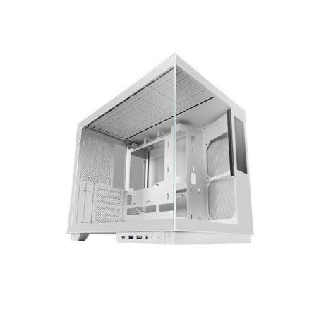 Caja ordenador mars gaming mcmirage atx cristal templado blanco