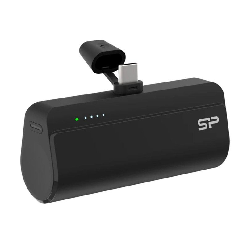 Powerbank silicon power qd50 5000mah usb tipo c negro