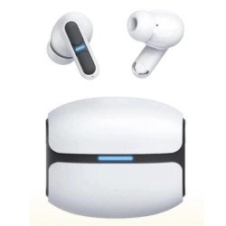 Auriculares leotec tws gaming nebula fit inalambrico blanco
