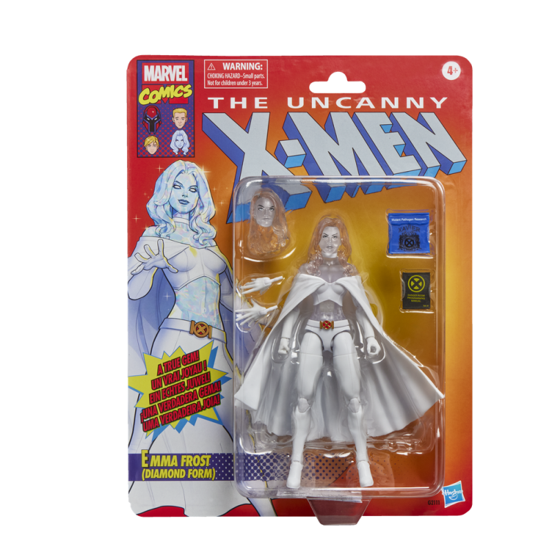Figura hasbro marvel comics the uncanny x - men emma frost (diamond form)