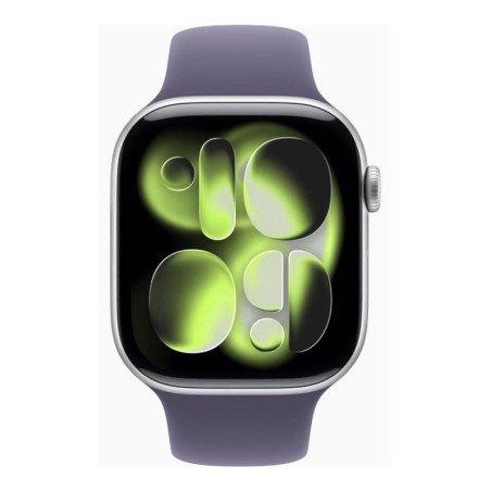 Smartwatch apple watch series 11 gps 46mm silver case purple mist sport band s - m