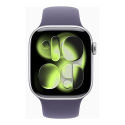 Smartwatch apple watch series 11 gps + cellular 42mm silver alluminium case purple mist sport loop m - l