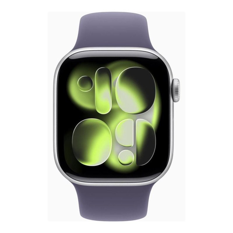 Smartwatch apple watch series 11 gps + cellular 42mm silver alluminium case purple mist sport loop m - l