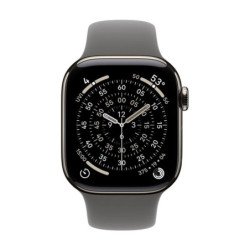 Smartwatch apple watch series 11 gps + cellular 42mm natural titanium stone gray sport loop m - l