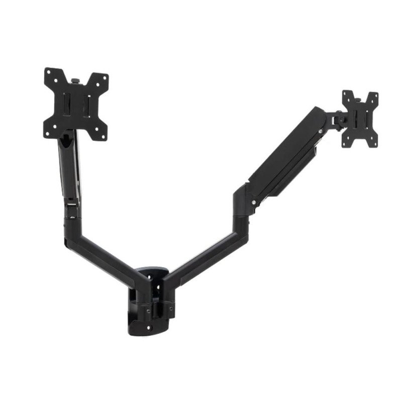 Soporte mesa tooq vesa hasta 34 pulgadas 100x100mm brazo doble max 10kg - brazo