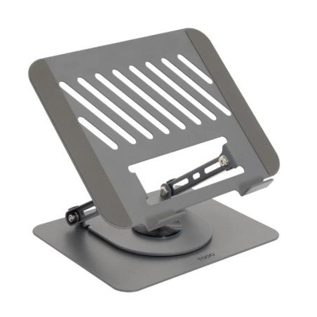Soporte - base elevador tooq para portatil 17 pulgadas plata