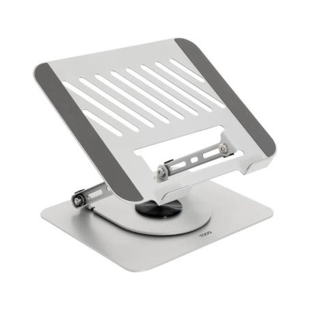 Soporte - base elevador tooq para portatil 17 pulgadas gris