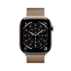 Smartwatch apple watch s11 gps + cellular 46mm gold titanium case gold milanese m - l