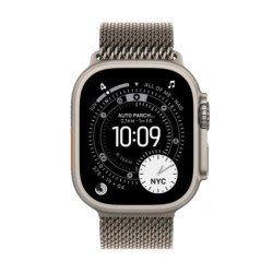 Smartwatch apple watch ultra 3 gps + cellular 49mm natural titanium case natural titanium milanese loop - l