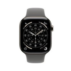 Smartwatch apple watch s11 gps + cellular 46mm natural titanium case stone grey sport band s - m