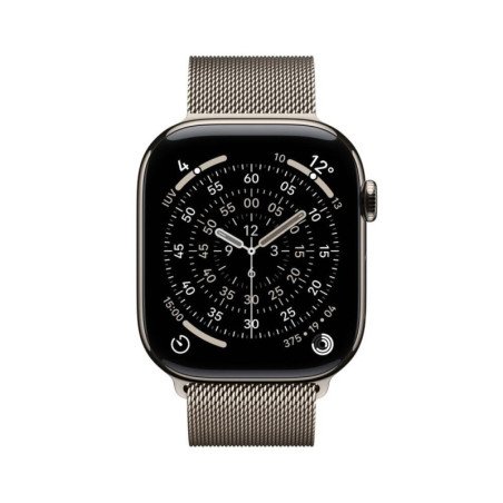 Smartwatch apple watch s11 gps + cellular 46mm natural titanium case natural milanese loop s - m