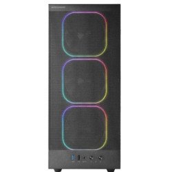 Caja ordenador mars gaming mcnebula atx argb cristal templado negro