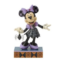 Figura enesco disney minnie con vestido de arana