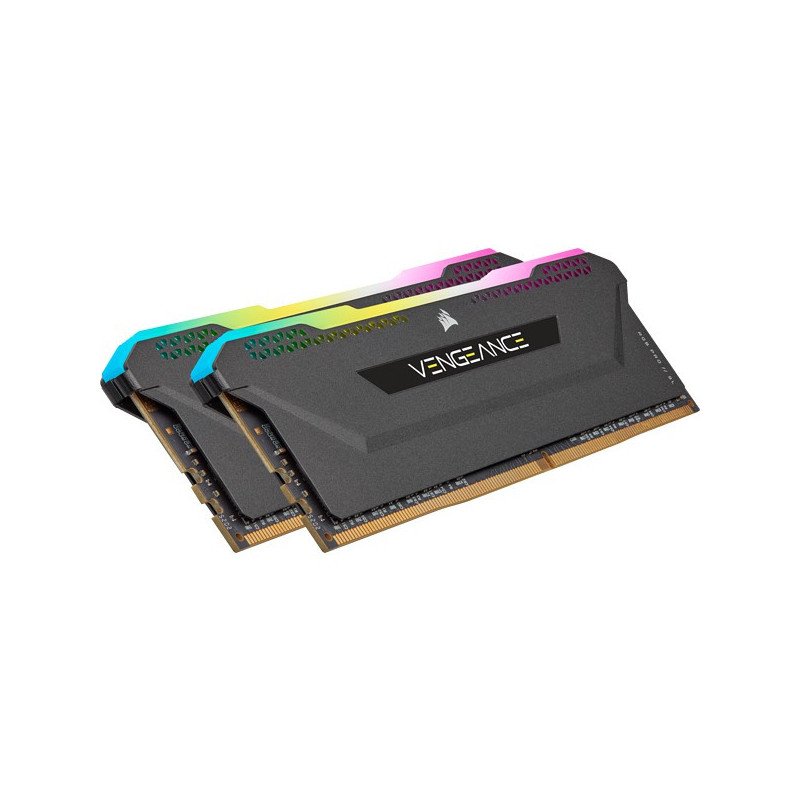 Memoria ram ddr4 kit 16gb kit 2x8gb corsair 3200mhz vengeance rgb