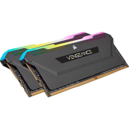 Memoria ram ddr4 kit 16gb kit 2x8gb corsair 3200mhz vengeance rgb