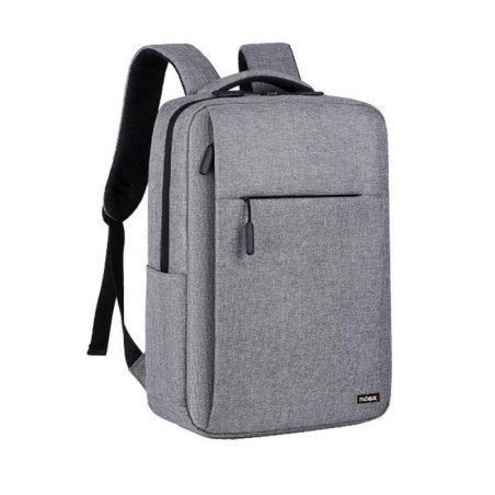 Mochila nilox nxbk035 para portatil 15.6 pulgadas gris