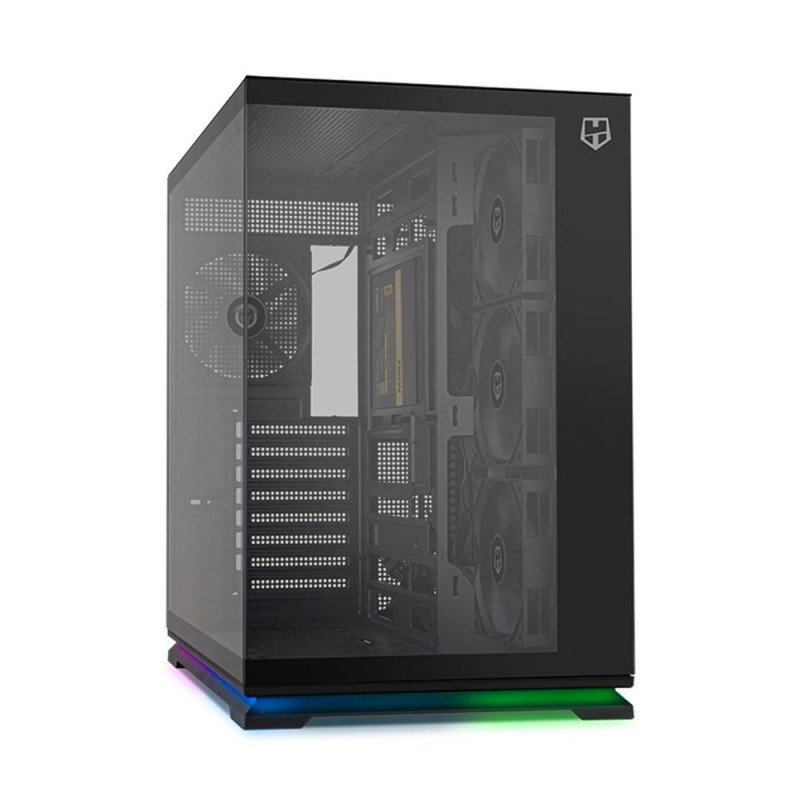 Caja ordenador gaming nox hummer galaxy atx argb cristal templado negra