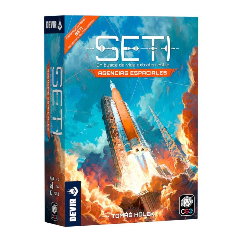 Expansion juego de mesa seti: agencias espaciales