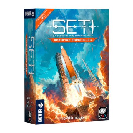 Expansion juego de mesa seti: agencias espaciales