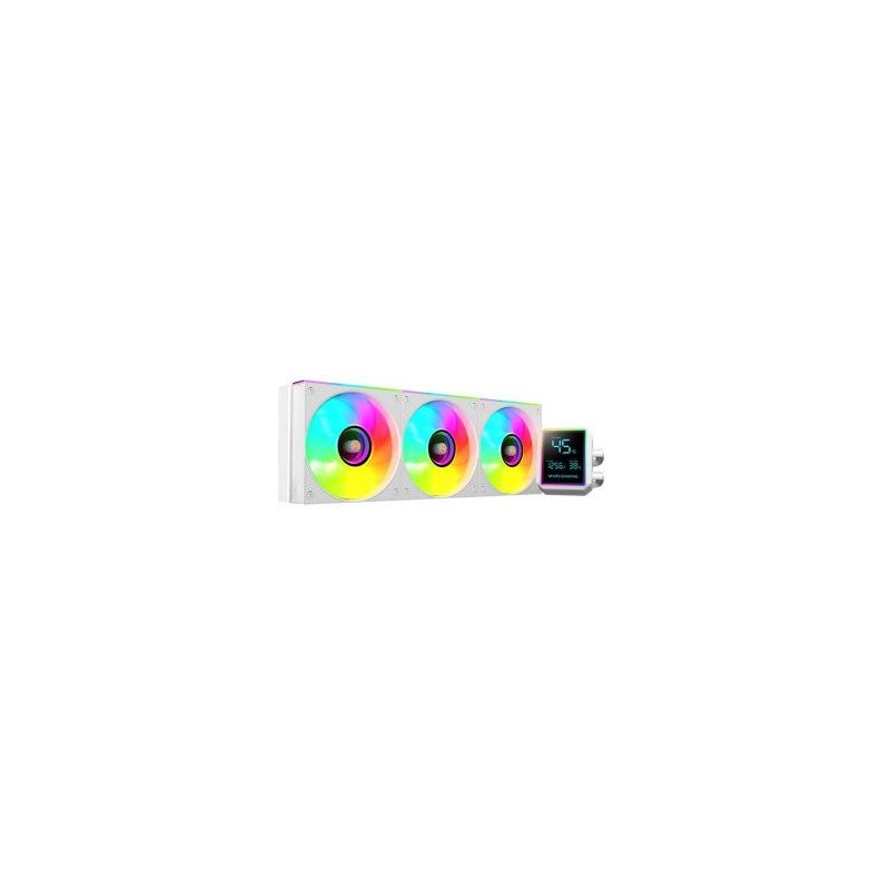 Kit refrigeracion liquida mars gaming mllcdpro360w argb 3x 120mm blanco