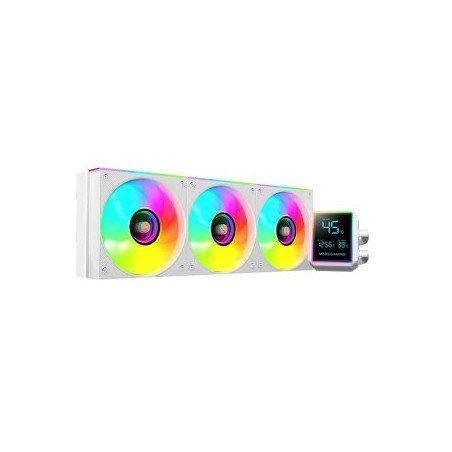 Kit refrigeracion liquida mars gaming mllcdpro360w argb 3x 120mm blanco
