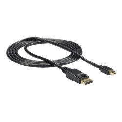 Cable displayport a mini dp 3m - macho - macho - negro