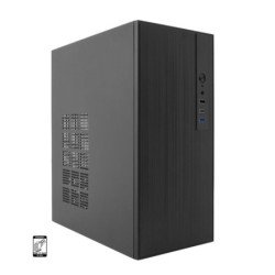 Caja ordenador coolbox m460 m - atx negro usb - c con fuente 500w