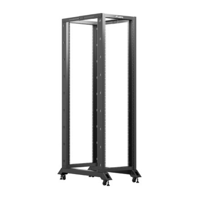 Armario rack lanberg abierto 19 pulgadas 42u 600x1000 negro