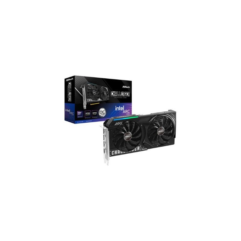 Tarjeta grafica asrock arc b580 challenger 12gb gddr6 - 3x dp - 1x hdmi pci express 4.0