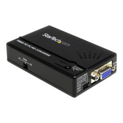 Adaptador conversor de video startech vid2vgatv2