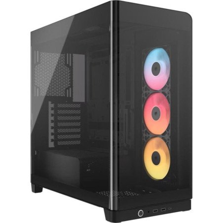 Caja ordenador gaming corsair 4500x rs - r argb atx cristal templado negra