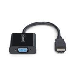 Adaptador hdmi a vga startech 18.95cm - macho - hembra - negro