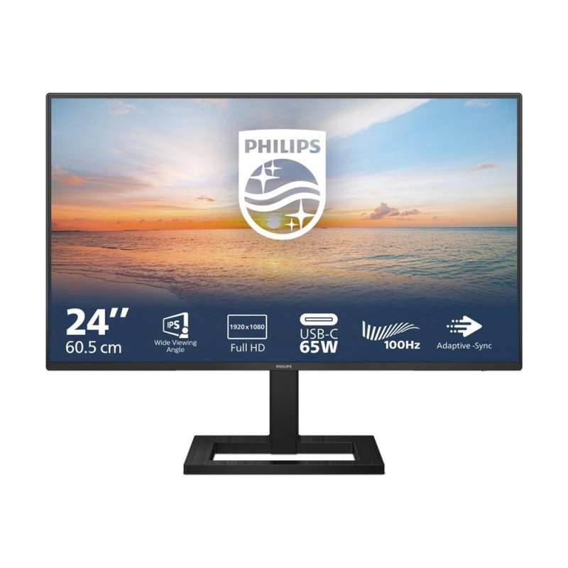 Monitor led 24 pulgadas philips 24e1n1300ae - 00 ips - fhd - hdmi - 100hz - 1ms - vesa 100x100