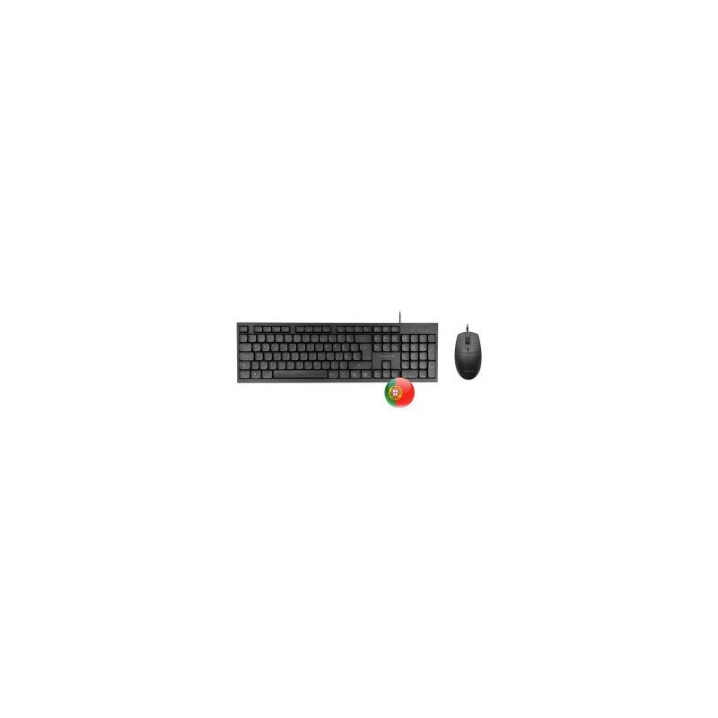 Teclado + mouse tacens anima acp02pt negro portugues