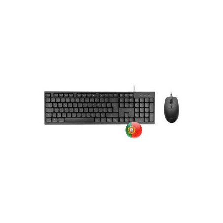 Teclado + mouse tacens anima acp02pt negro portugues