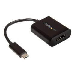 Adaptador usb tipo c a displayport startech 0.14m - macho - hembra - negro