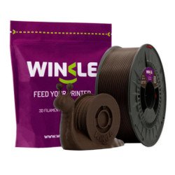 Filamento marron ebano winkle pla - hd - 1.75mm - impresora 3d - 1 kg