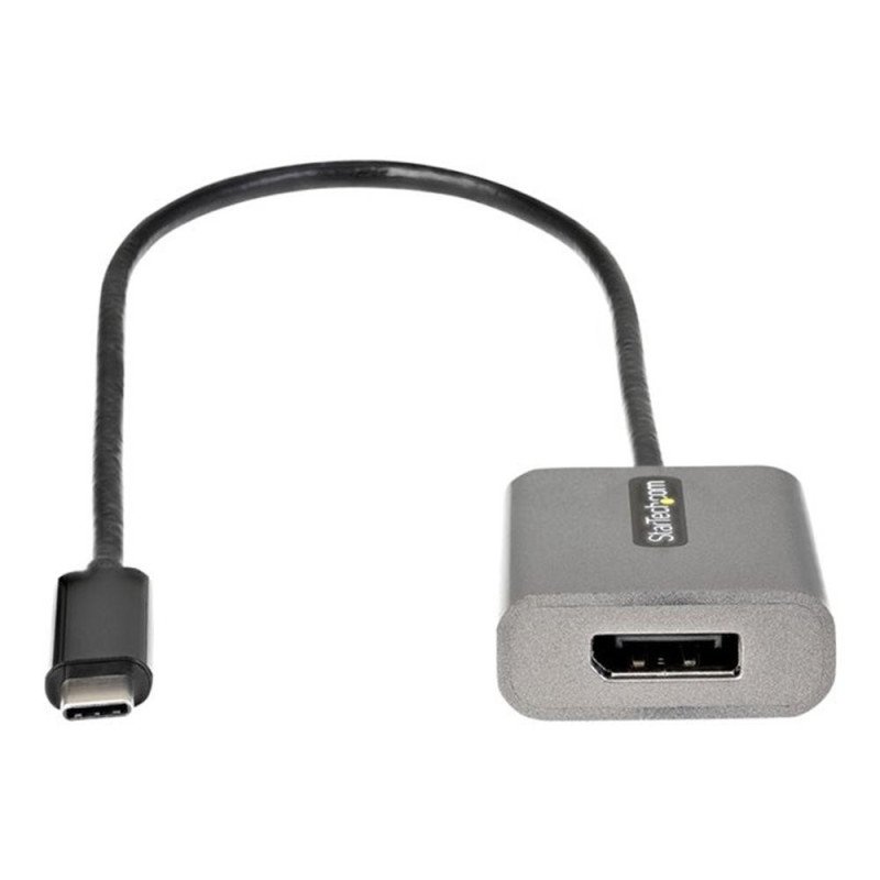 Adaptador usb tipo c a displayport startech 0.3m - macho - hembra - gris