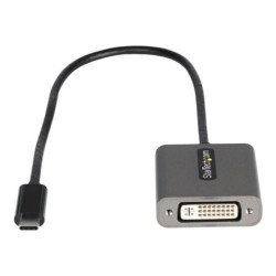 Adaptador usb tipo c a dvi - i startech 0.38m - macho - hembra - negro