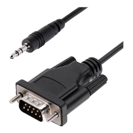 Cable db9 a jack 3.5mm startech 1m - macho - macho - negro